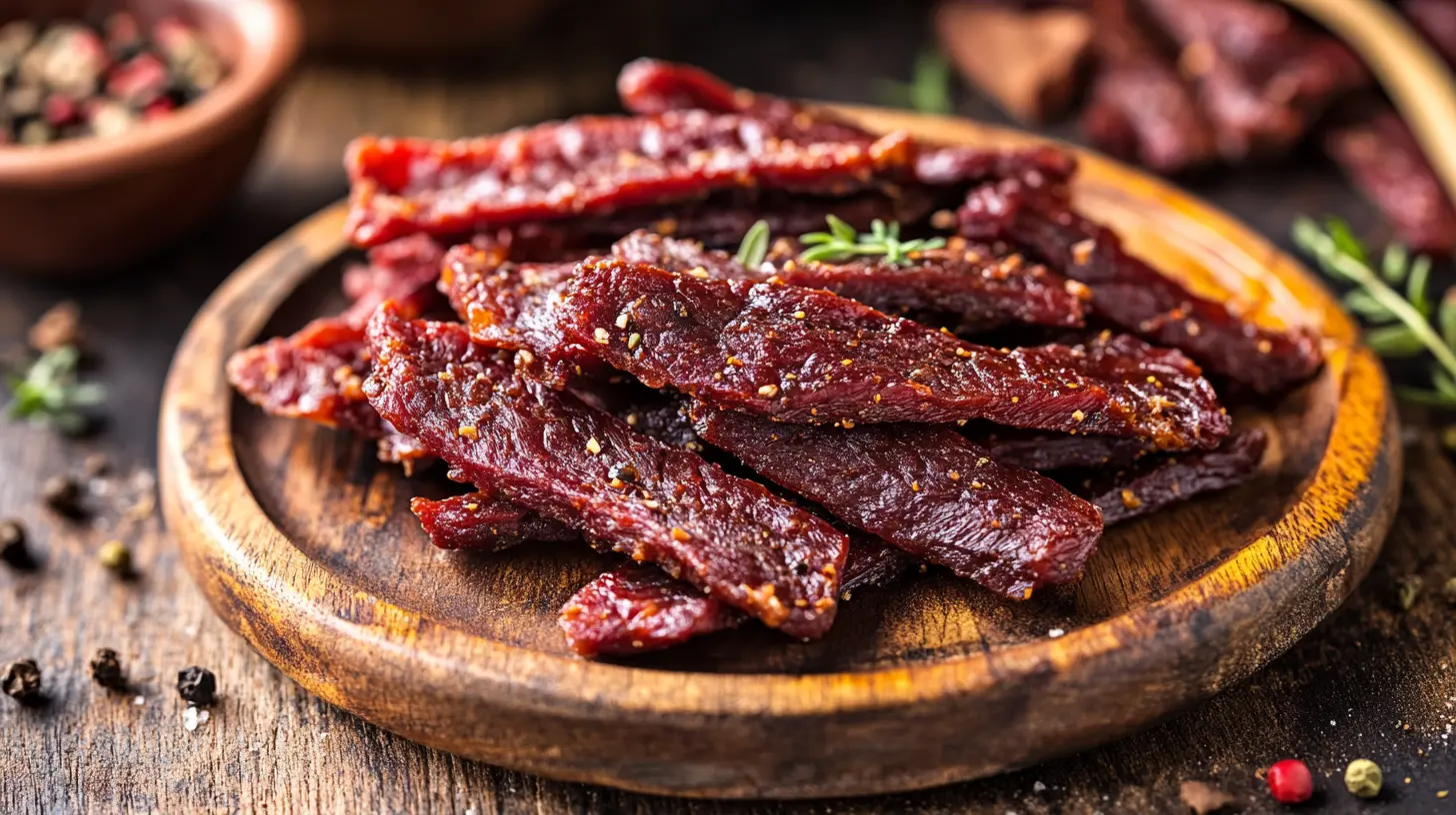 Ground venison beef jerky