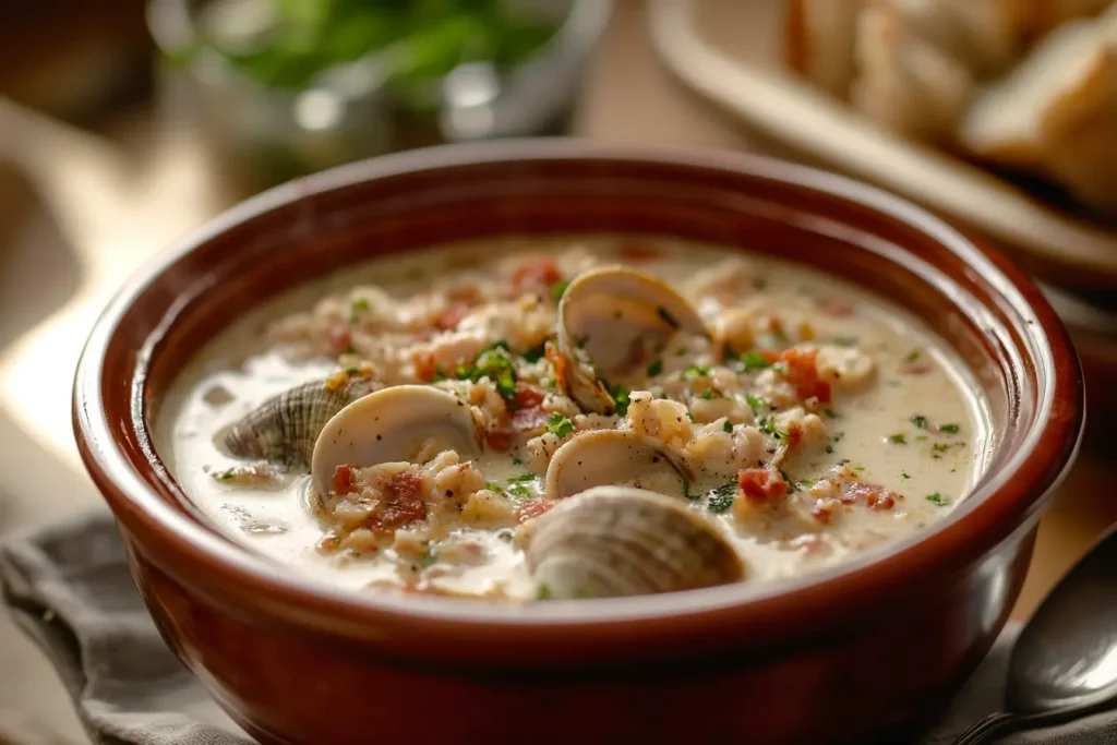 Dukes clam chowder